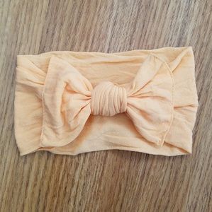 Baby Bling Bows apricot bow